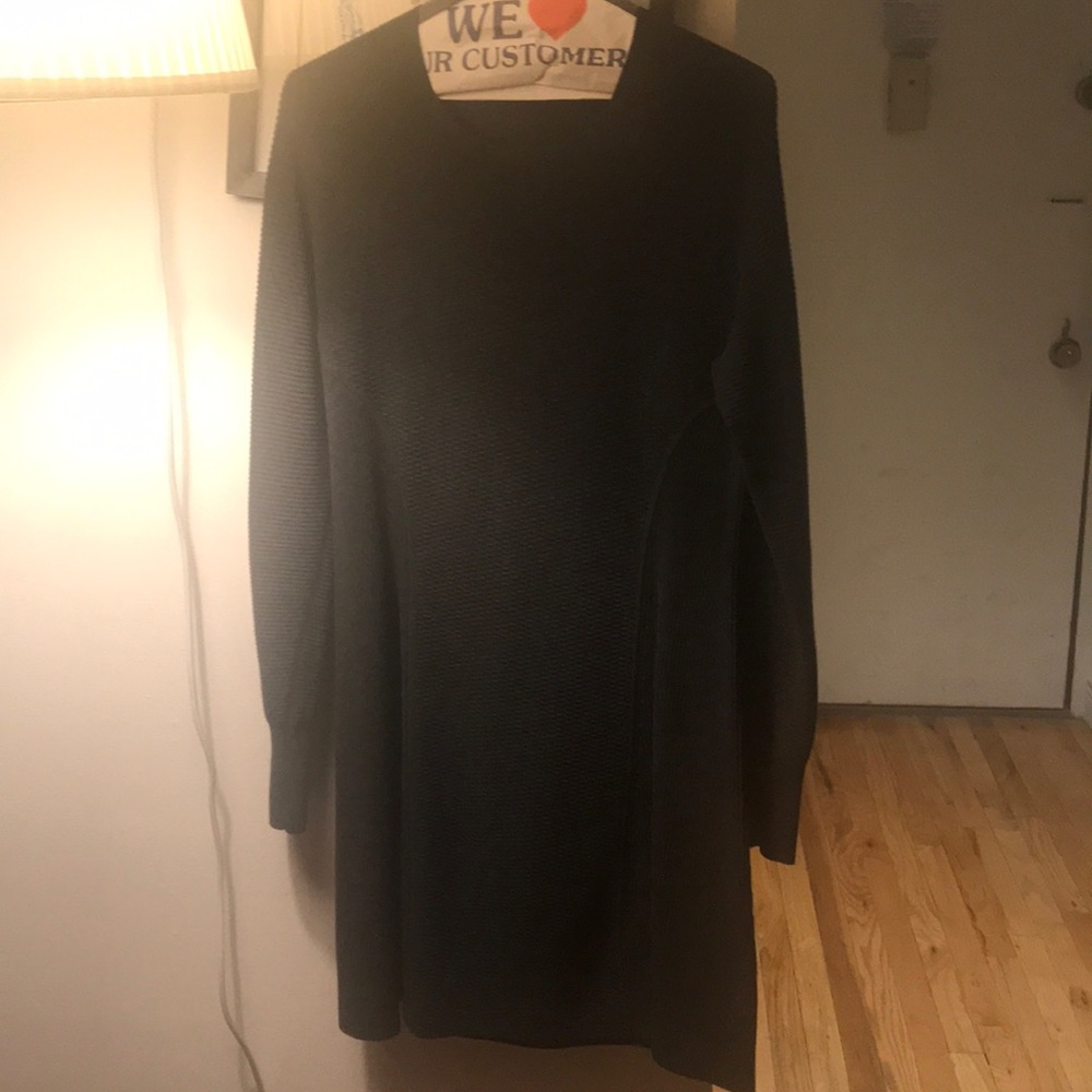 Charcoal grey club Monaco sweater dress